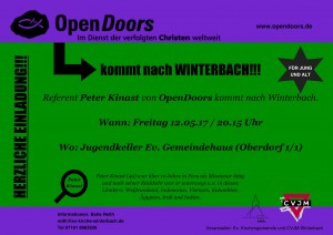 Open Doors im Jugendkreis @ Jugendkeller Ev.Gemeindehaus